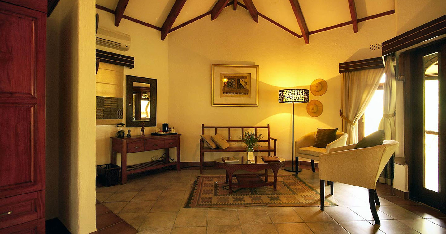 The interior of Idube Game Lodge in Sabi Sands