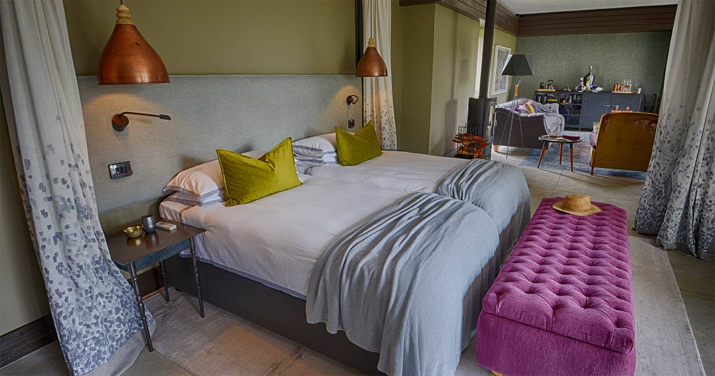 Bedroom suite at Silvan Safari Lodge