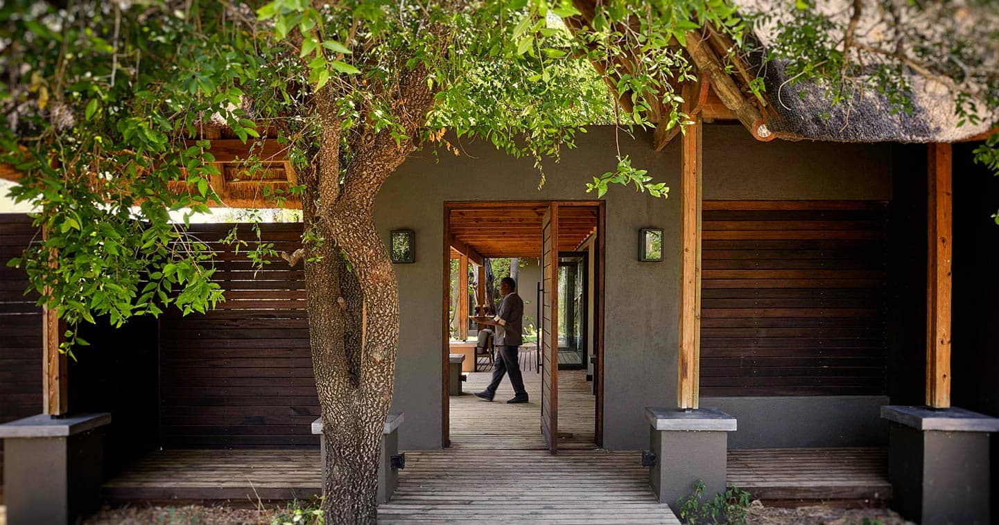 Lion Sands Hinkwenu Villa entrance