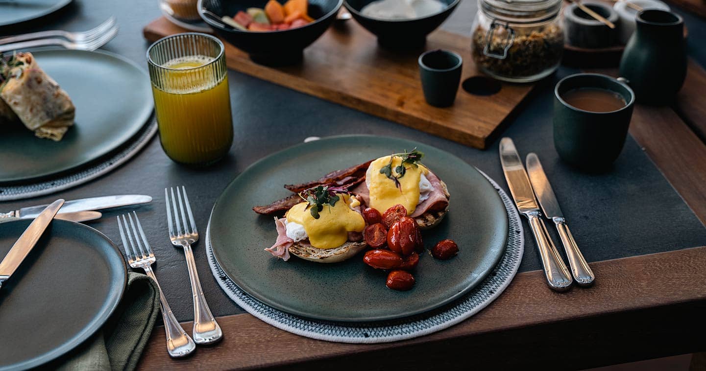 Simbambili Lodge breakfast